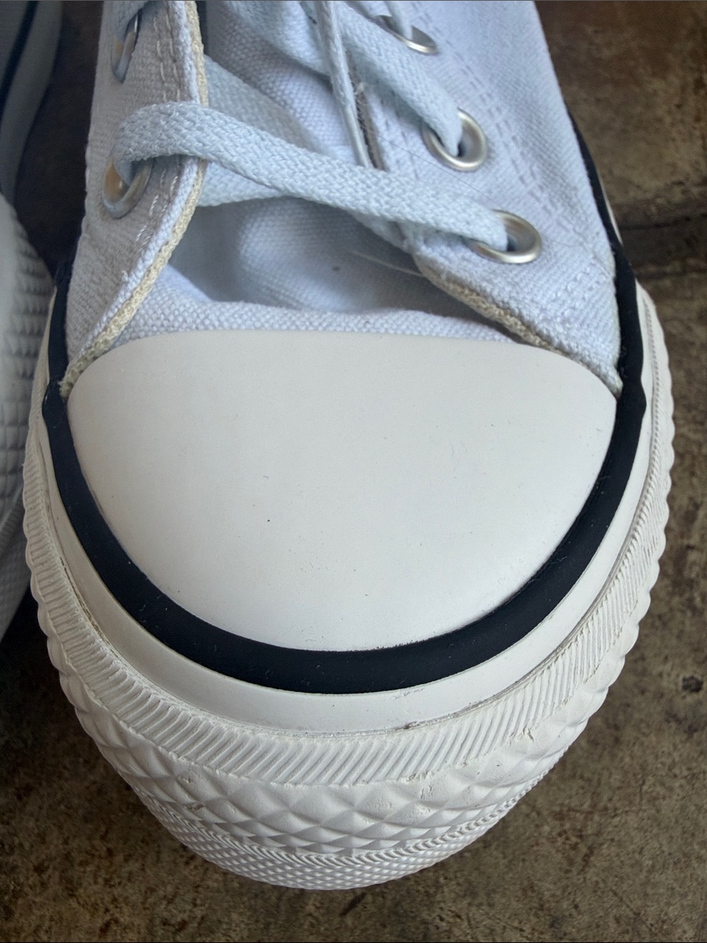 Converse Platform High Top Sneakers - Pale Blue and White - Picture 7 of 9